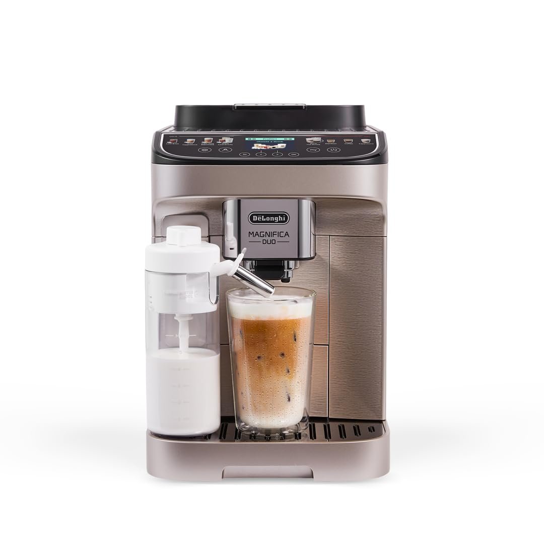 511O5LaEB7L De'Longhi Magnifica Duo - Cafetera Superautomática 20 Bebidas Plata - Image 1