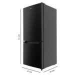 Cecotec Frigorífico Combi No Frost Bolero CoolMarket Combi 117 DF Black E. Frigorífico combi negro, 117L, Defrost, clase E y modo Fast Freezing - Image 2