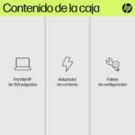HP 15-fc0241ns - Ordenador portátil de 15.6" FHD (AMD Ryzen 5-7520U, 16 GB RAM, 1TB SSD, AMD Radeon Graphics, Windows 11) Plata y Azul - Teclado QWERTY Español - Image 11