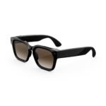 Meta Fury, Classic Black | Gafas con IA para mujeres y hombres — Meta AI, cámara de 12 MP, traducción en tiempo real — Resolución 3K HD — Más de 8 horas de batería — Lentes en marrón degradado