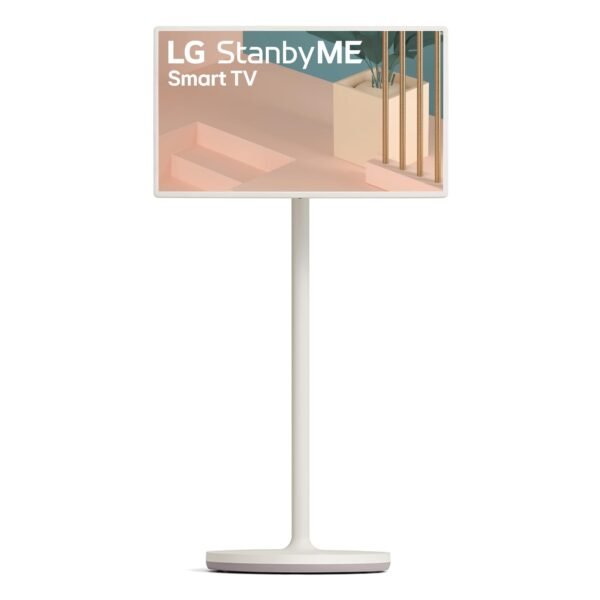 LG 27ART10AKPL - Smart Monitor, StanbyMe, Portátil (Monitor/Smart TV), 27″, 1920×1080, FHD, LED (16:9), webOS6.0, Brillo Ajustable, Mando Incluido, Beige