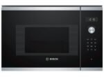 Bosch Serie 6 BEL524MS0 Integrado - Microondas (Integrado, Microondas con grill, 20 L, 800 W, Giratorio, Tocar, Negro, Acero inoxidable)