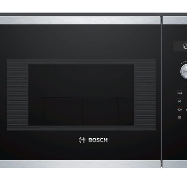 Bosch Serie 6 BEL524MS0 Integrado - Microondas (Integrado, Microondas con grill, 20 L, 800 W, Giratorio, Tocar, Negro, Acero inoxidable)