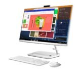 Lenovo IdeaCentre AIO 3 Ordenador de sobremesa, Pantalla 27" FullHD (AMD Ryzen 5 7530U, 16 GB RAM, 512 GB SSD, AMD Radeon Graphics, Windows 11 Home) Teclado QWERTY Español, Blanco, 27 Pulgadas - Image 2