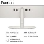HP All-in-One 22-dg0014ns - Ordenador de 21.5" (Intel N100, 8GB RAM, 256GB SSD, Intel UHD Graphics, Windows) - White - Teclado QWERTY Español - Image 6