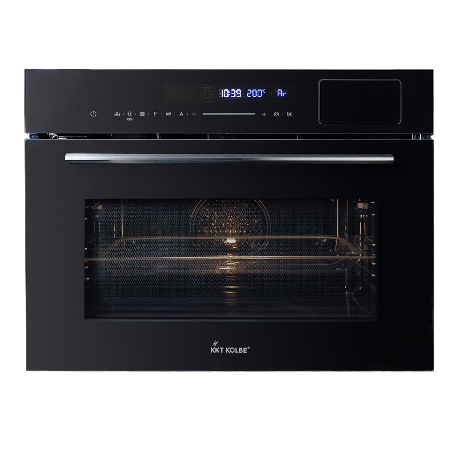 61G6k9EHuRL KKT KOLBE Horno encastrable 5 en 1 60 cm con microondas, AirFry, grill y vapor | 50 L | función pizza, convección, aire caliente | timer automático, display LED | EBMS4503S2 - Image 1
