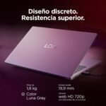 Lenovo LOQ Essential Gen 10 - Ordenador Portátil Gaming IA 15.6" FHD (AMD Ryzen 7 7735HS, NVIDIA GeForce RTX 4050, 16GB RAM, 512GB SSD, 144Hz, Wi-Fi 6, Sin Sistema Operativo) QWERTY Español - Gris - Image 11