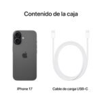 Apple iPhone 17 de 256 GB: Pantalla de 6,3 Pulgadas con Promotion, Chip A19, cámara Frontal Center Stage, Mayor Resistencia a los arañazos, autonomía para el día Entero; Negro - Image 6