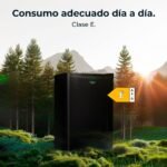 Cecotec Nevera Pequeña Frigorífico Mini Retro 91L 1 Puerta Bolero Coolmarket TT Origin 90 Black E. Frigorífico Sobremesa, 83cm de Alto y 47cm de Ancho, Bajo Consumo, Temperatura Regulable - Image 6