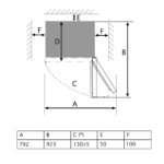 Cecotec Frigorífico Combi No Frost Bolero CoolMarket Combi 117 DF Black E. Frigorífico combi negro, 117L, Defrost, clase E y modo Fast Freezing - Image 10