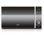 CASO MCG 30 Chef - microondas 3 en 1 de 900W con grill de 1250W y aire caliente de 2200W - Capacidad de 30L - Plato giratorio Ø 31,5 cm - pantalla digital, frontal espejado - acero inoxidable y negro