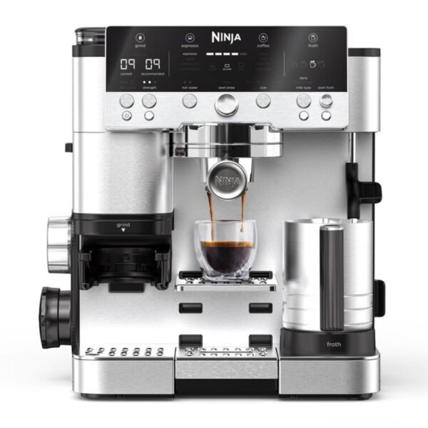 Ninja Luxe Premier, Cafetera 3 en 1 para Espresso, Plata, ES601EU