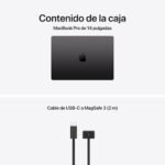 Apple MacBook Pro Portátil de 14,2" con M5,CPU de 10 núcleos y GPU de 10 núcleos: Creado para Apple Intelligence, Pantalla Liquid Retina XDR y 16 GB de Memoria unificada, 1TB; Negro Espacial - Image 6