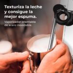 Cecotec Cafetera Express Barista Baristeo Intima, Cafetera Espresso Barista Profesional, Sistema de Pre-Infusión, Bomba de 15 Bares, Fácil Llenado, Depósito de 1,7L y Bandeja Calienta Tazas - Image 7