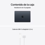 Apple MacBook Air de 13,6 Pulgadas con Chip M5: Pantalla Liquid Retina, CPU de 10 núcleos, GPU de 8 núcleos, 16 GB de Memoria unificada, 512 GB de SSD, Wi-Fi 7,Teclado español; Medianoche - Image 6