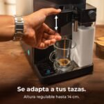 Cecotec Cafetera Superautomática Cremmaet Latte Touch. 19Bares, Thermoblock, 12 Bebidas, 4 Perfiles, Agua 1.1L y 400ml Leche, Pantalla TFT, Molinillo Cónico, Limpieza Automática, Altura Regulable - Image 13