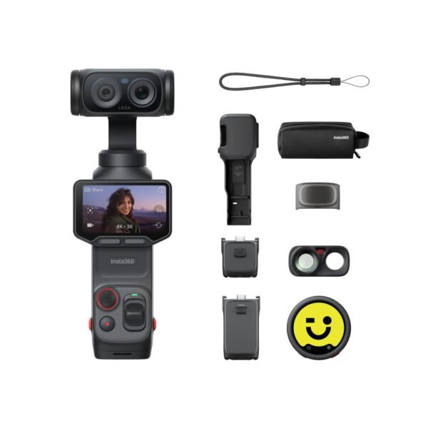 Insta360 Luna Ultra Paquete de Creador Negro - cámara vlog 8K, Lentes Leica