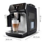 PHILIPS 5500 Cafetera Superautomática LatteGo, 20 bebidas, Negro - Image 9
