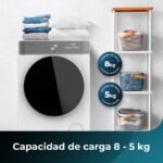 Cecotec Lavadora Secadora 8-5Kg Carga Frontal Bolero Wash&Dry 8580 Inverter A. 1400RPM, 16 Programas, Motor Inverter Plus, SteamMax, OnSmart, Fuzzy Logic, SpaCare y Detector de Carga - Image 3