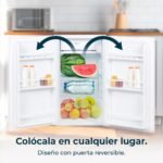 Cecotec Small Fridge 90L Mini Refrigerator with 1 Door Bolero CoolMarket TT 90 White E. Countertop Refrigerator, 83cm Height and 47cm Width, Low Energy Consumption, Adjustable Temperature, White - Image 6