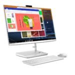 Lenovo IdeaCentre AIO 3 Ordenador de sobremesa, Pantalla 27" FullHD (AMD Ryzen 5 7530U, 16 GB RAM, 512 GB SSD, AMD Radeon Graphics, Windows 11 Home) Teclado QWERTY Español, Blanco, 27 Pulgadas - Image 3
