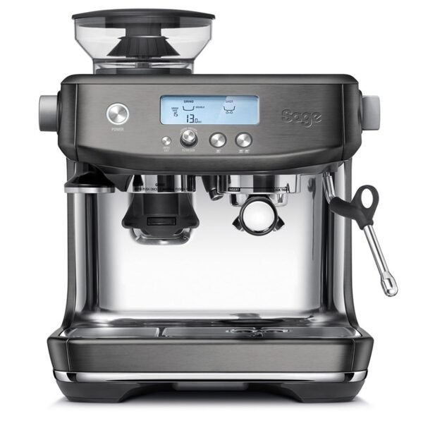 Sage Barista Pro, Cafetera con Molinillo, Acero Inoxidable Negro