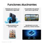 Samsung Galaxy A57 5G, 256GB, Móvil Fino con IA, 8GB, Gran Angular 50MP, Autonomía 2 Días, Batería 5000mAh, IP68, Garantía del Fabricante 3 Años + 1 Año Extra, Color Azul Oscuro (Versión Española) - Image 6