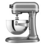 KitchenAid Batidora Amasadora Bowl-Lift 5.2L Heavy Duty, Cuerpo y Engranajes Metálicos, 11 Velocidades, Flex Edge, 67 Puntos de Contacto, Contour Silver - Image 6