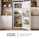 Corberó - Frigorífico 2 Puertas con congelador | CF2PH146W | 206 L | 143 cm |Control Mecánico | Puerta Reversible | Cajón Crisper | Hueveras y Cubiteras | Blanco - Image 9