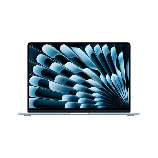 Apple MacBook Air de 15,3 Pulgadas con Chip M5: Pantalla Liquid Retina, CPU de 10 núcleos, GPU de 10 núcleos, 16 GB de Memoria unificada, 512GB de SSD, Wi-Fi 7,Teclado portugués; Azul Cielo