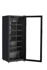 METRO Professional Frigorífico para Bebidas GSC4240B, Nevera Vertical con Puerta de Cristal, 54 x 54.5 x 139.5 cm, Iluminación Led, 6 Estantes Ajustables, con Cerradura, 4-18 °C (237 L, Negro) - Image 3