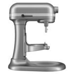 KitchenAid Batidora Amasadora Bowl-Lift 5.2L Heavy Duty, Cuerpo y Engranajes Metálicos, 11 Velocidades, Flex Edge, 67 Puntos de Contacto, Contour Silver - Image 8