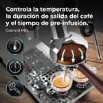 Cecotec Cafetera Express Barista Baristeo Intima, Cafetera Espresso Barista Profesional, Sistema de Pre-Infusión, Bomba de 15 Bares, Fácil Llenado, Depósito de 1,7L y Bandeja Calienta Tazas - Image 5