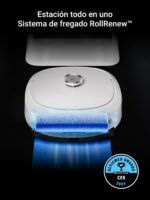 EUREKA J20 Robot Aspirador y Fregasuelos, Succión de 8000Pa, Diseño de Mopa con Secado Automático, Evitación de Obstáculos, Detección de Alfombras, Estación Base Autolimpiable, Control por Voz - Image 2