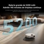 XIAOMI 5 Pro Robot Aspirador con Fregado, 20000 Pa, Evit. Obst. IA - Image 10