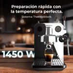 Cecotec Cafetera Express Barista Baristeo Intima, Cafetera Espresso Barista Profesional, Sistema de Pre-Infusión, Bomba de 15 Bares, Fácil Llenado, Depósito de 1,7L y Bandeja Calienta Tazas - Image 6