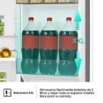 Hisense RS3P558NEIE - Frigorífico Americano Side By Side, 544L, 178.6cm, Interior Renovado, Enfriamiento Rápido, Tecnología Inverter, Alarma de Puerta Abierta, Balconera XXL, Gran Cajón - Image 9