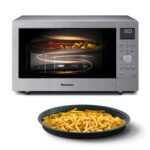 Panasonic NN-CD58RSEPG Horno Microondas Combinado 4en1 de 27 L con Freidora De Aire, Inverter 1000W, Grill 1300W, Convección, Airfryer, 19 Programas Automáticos, selector giratorio, Acero inoxidable
