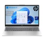 HP 15-fd0374ns - Ordenador portátil de 15.6" FHD (Intel N100, 8GB RAM, 256GB SSD, Intel UHD, Windows 11) Plata - Teclado QWERTY Español