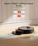uninell Robot Aspirador y fregona con estación de Vaciado automático, succión de 7000 Pa para Pelo de Mascotas en alfombras, navegación LiDAR CREA Zonas de exclusión, silencioso, Funciona con Alexa - Image 5