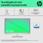 HP All-in-One 24-cr0117ns - Ordenador de sobremesa 23,8" Full HD con cámara, Teclado y ratón inalámbricos (Intel Core i5-1335U, 16GB RAM, 512GB SSD, Windows 11 Home) Blanco - Image 4