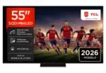 TCL 55C8L 55 Pulgadas SQD-Mini LED 4K HDR10+ Smart TV, 3.000 Nits