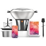 Taurus Mycook Next - Robot de Cocina con wifi, pantalla XXL, cocina por voz, inducción, cocción lenta o alta temperatura, sous-vide, 30 funciones, 2000W, jarra 3.75L, app mycook + accesorios