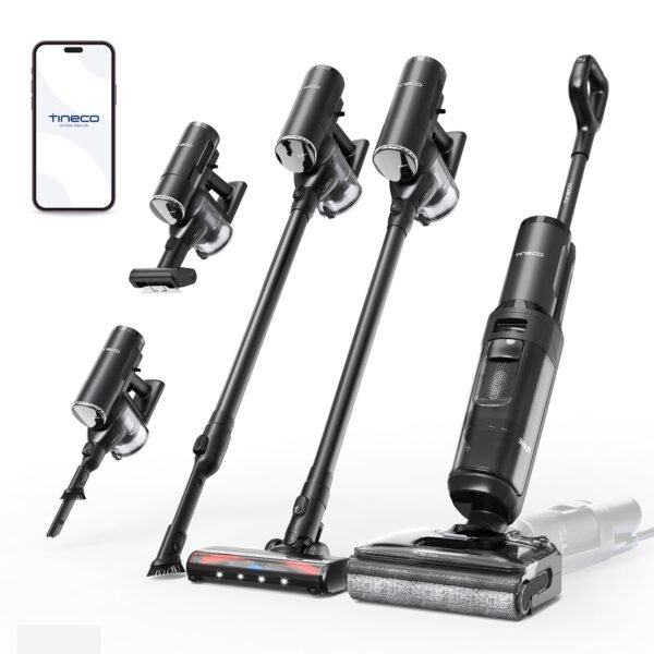 Tineco Floor One Switch S7 Stretch Aspiradora Seco y Húmedo, Autolimpieza