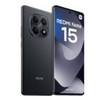 XIAOMI REDMI Note 15 - Smartphone de 8+256GB, Pantalla AMOLED FHD+ de 6,77", MediaTek Helio G100-Ultra, cámara de 108MP, batería de 6000 mAh, Cargador no Incluido, Negro (Versión ES)