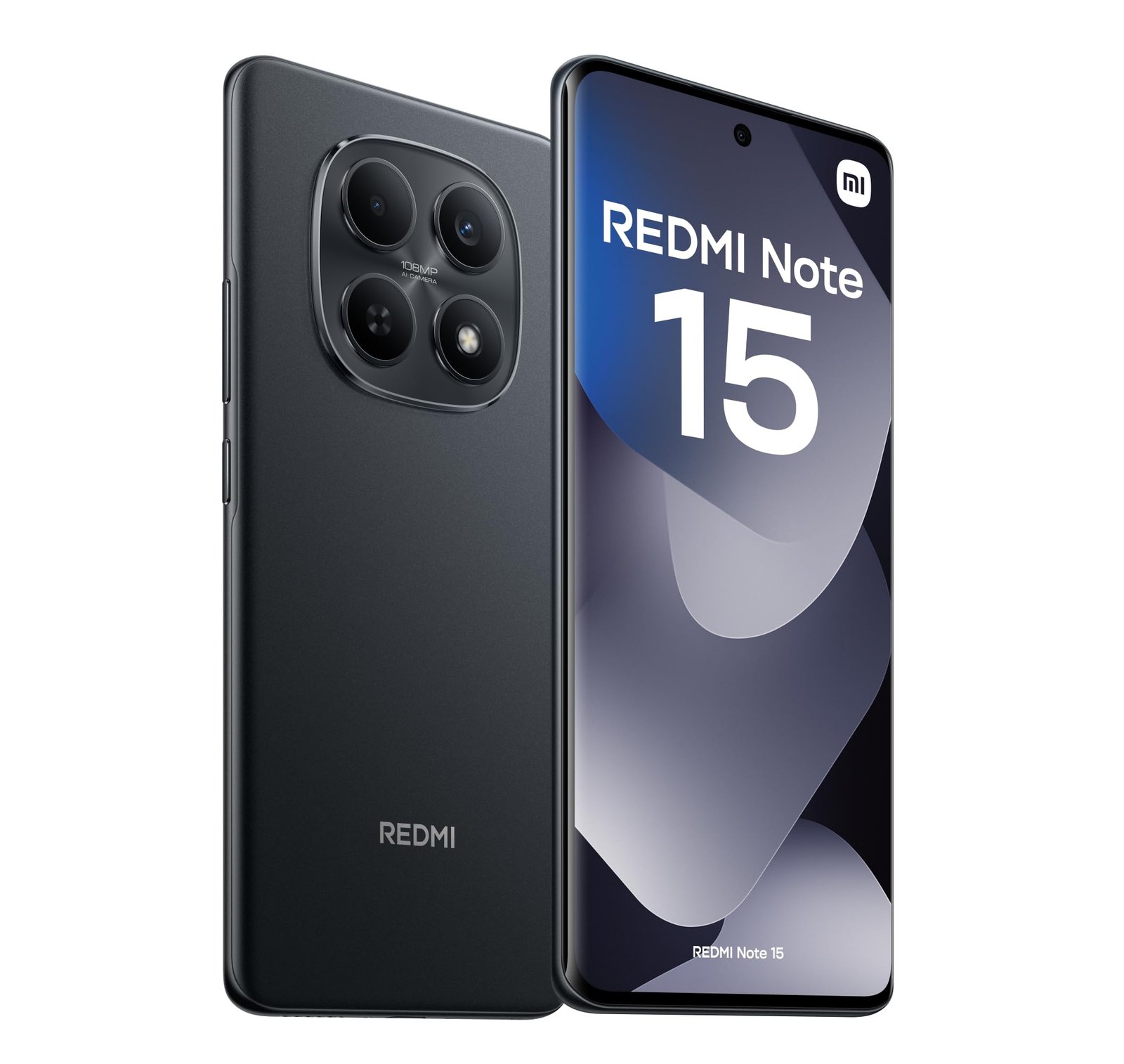 71bqR74PKKL XIAOMI REDMI Note 15 - Smartphone de 8+256GB, Pantalla AMOLED FHD+ de 6,77", MediaTek Helio G100-Ultra, cámara de 108MP, batería de 6000 mAh, Cargador no Incluido, Negro (Versión ES) - Image 1