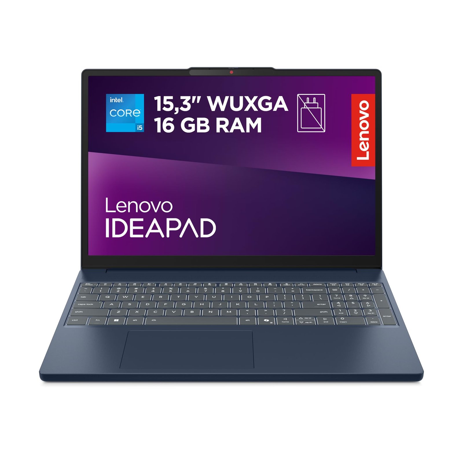 71d-XO50ttL Lenovo IdeaPad Slim 3 Gen 10 – Ordenador Portátil 15.3" WUXGA (Intel Core i5-13420H, 16 GB RAM, 512 GB SSD, Wi-Fi 6, USB-C, Windows 11 Home) Teclado QWERTY Español - Azul Cósmico - Image 1