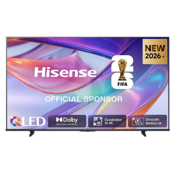 Hisense 55E7S - Hi-QLED Smart TV 55 Pulgadas, Hi-QLED Color, Dolby Vision.Atmos, Escalador IA 4K, Smooth Motion IA, Modo Juego Plus, Dolby Vision IQ, HDR10+Adaptive