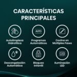 Hisense BIM320G52MG - Microondas integrable, 20L, Fondo 35cm, Autolimpieza Hidrolítica, Programas Automáticos, Cocción Multietapa, Descongelado por Tiempo y Peso, Cristal Negro Mate - Image 3