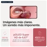 Moto g86 5G 24GB (8GB+16GB RAM Boost)/256GB Chrysanthemum, Pantalla ultrabrillante Super HD (1220p) de 6,67” + Dolby Atmos®, cámara Sony LYTIA™ 600 de 50 MP, 5100 mAh y Carga TurboPower™ de 30W - Image 3
